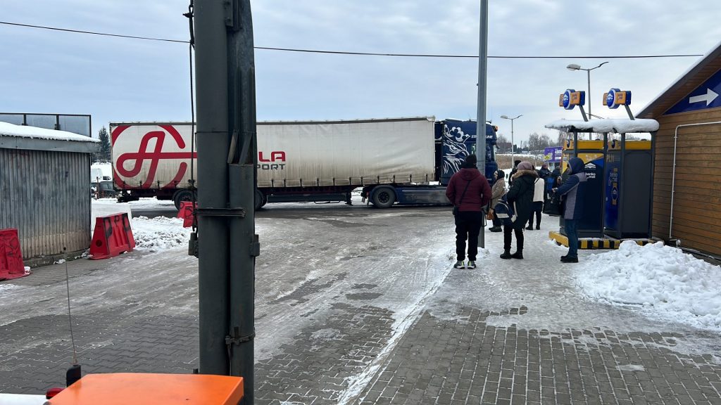Actions Beyond Words receive 40' Truck from Ahola Transport Finland delivering aid provided by NADA-NORD with assistance from Paracew