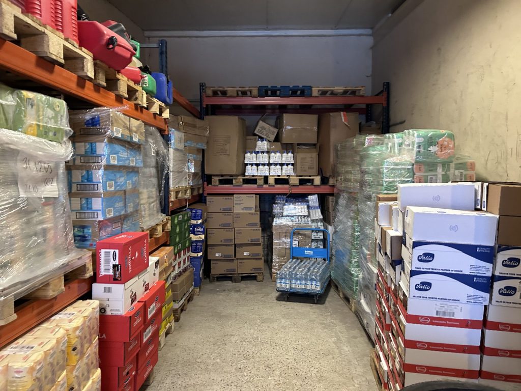 Actions Beyond Words loaded full warehouse with vital Humanitarian Aid fro Ukraine  - a Christmas gift from NADA-NORD, Finland