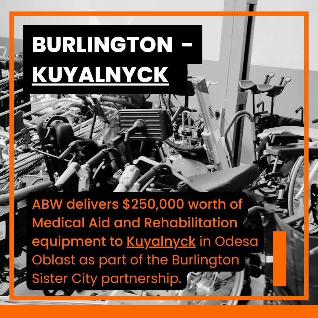 Burlington & Kuyalnyk village territorial community receiving $250,000 worth of medical aid